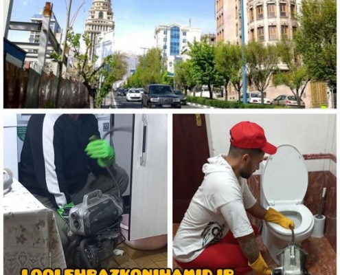 لوله بازکنی خیابان نلسون ماندلا
